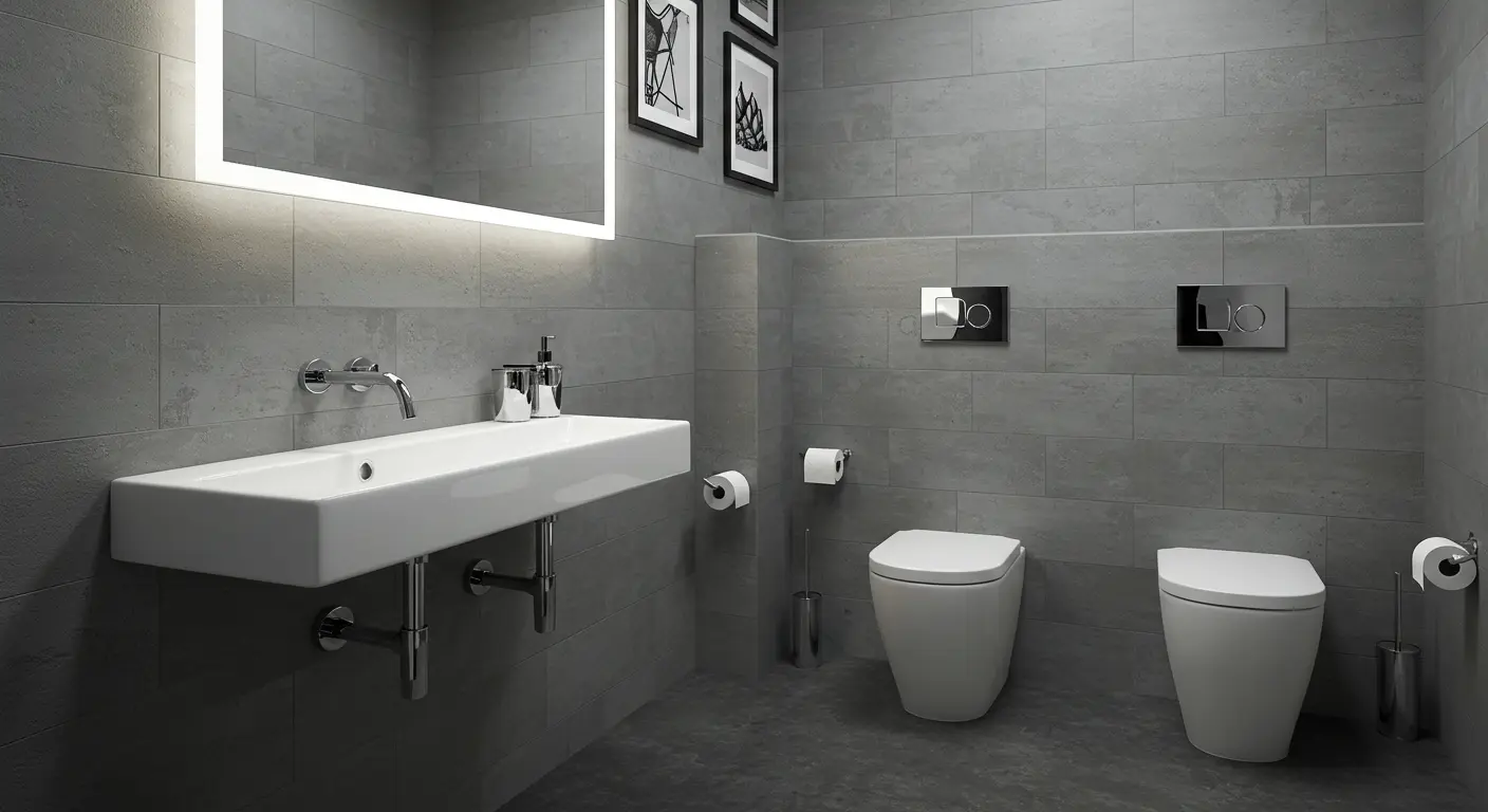 Restaurant bathroom